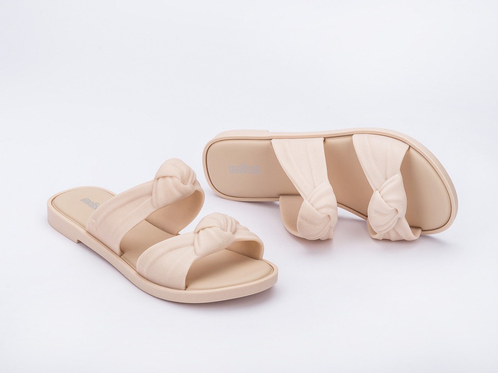 Sandalia slide cheap feminina melissa