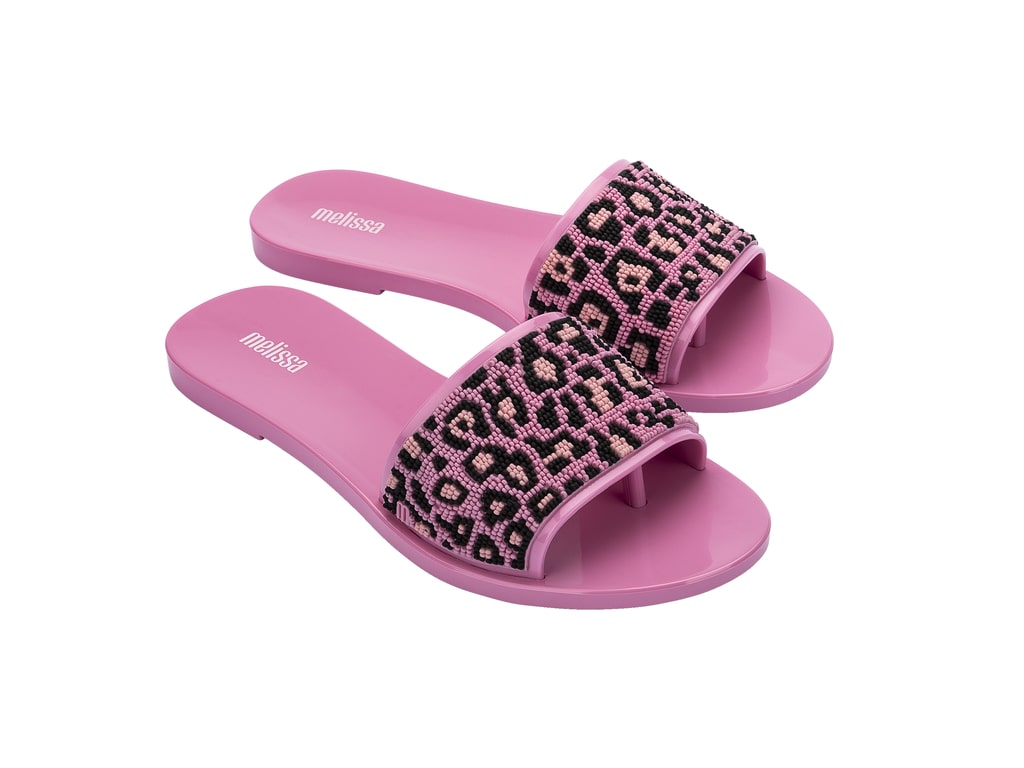 Sandalia slide cheap feminina melissa